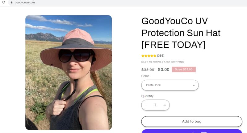 UV Protection Sun Hat [FREE SHIPPING] – GoodYouCo